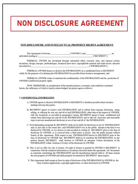 how long is your non-disclosure agreement nda